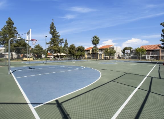 Full Basketball Court at Valencia Park, Phoenix, AZ, 85008