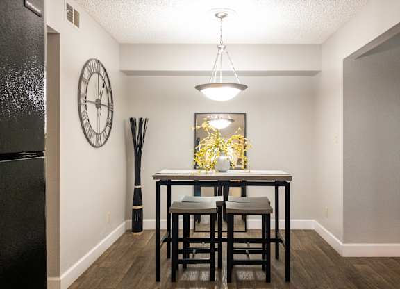 our apartments offer a dining room with a table and chairs at Granite Bay, Phoenix, Arizona, 85023