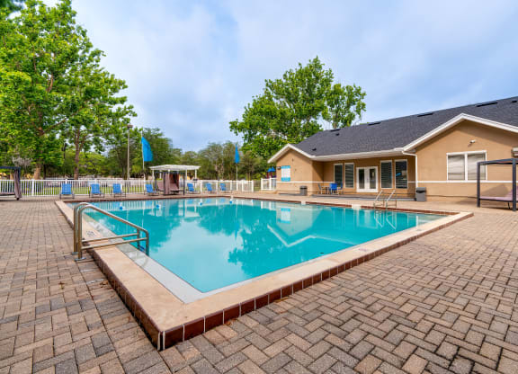 resort style swimming pool at Village Lakes, Orlando, FL, 32808