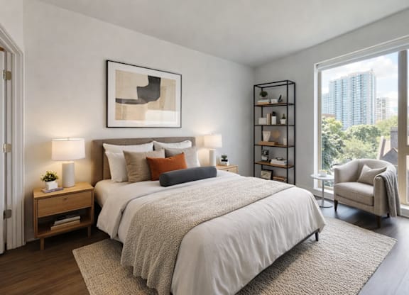 Sage Bedroom Furnished