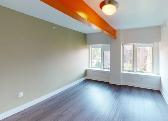 Sage Living Room Unfurnished