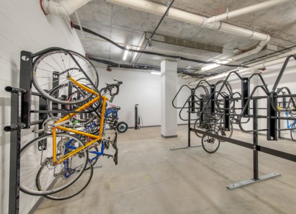 Bike room storage