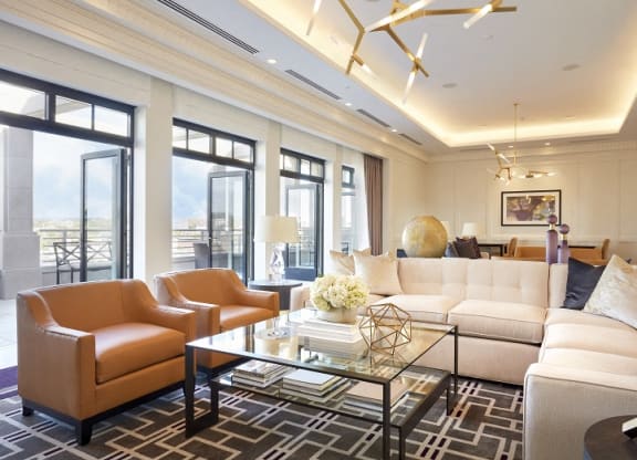 Escape from the chaos of the city in the well appointed Resident Lounge.