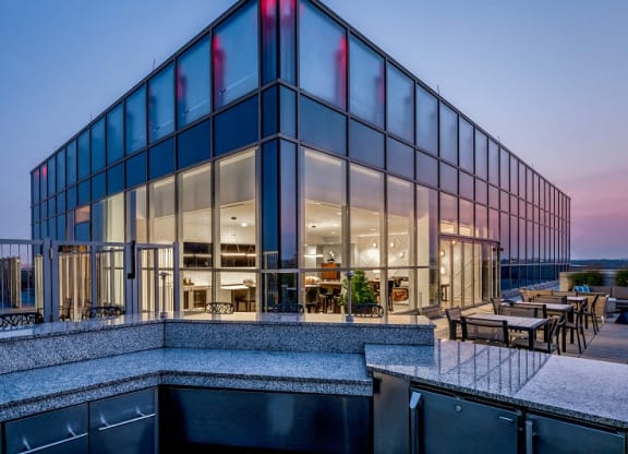 Exterior View In Night at 220 Twentieth Street, Arlington, VA