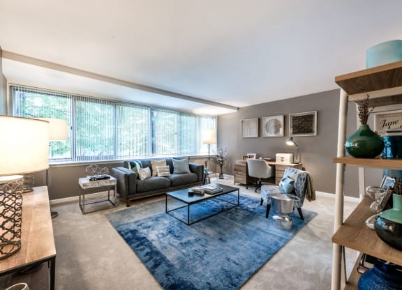 Modern Living Area at RiverHouse, Arlington, VA