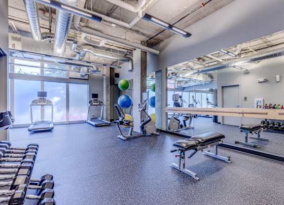 Fitness Room at 708 Uptown, Seattle, WA, 98109