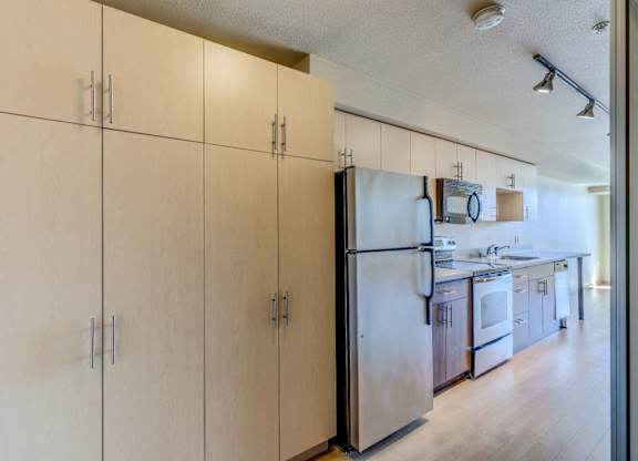 Kitchen with Storage Space at 708 Uptown, WA