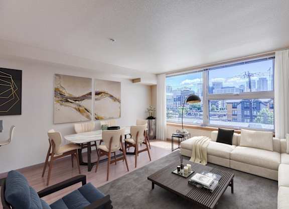 Living Room view at 708 Uptown, Seattle, 98109