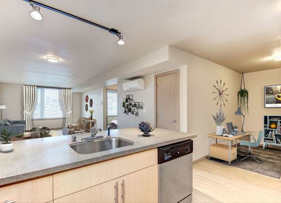 Kitchen View at 708 Uptown, Seattle, WA