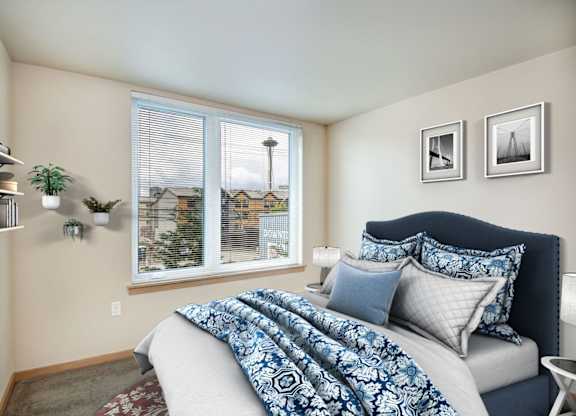 Bedroom View at 708 Uptown, WA