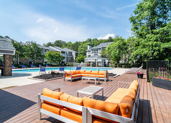 Apartments in Roswell, GA for rent - 2200 Big Creek Apartments - Sundeck and Luxury Pool