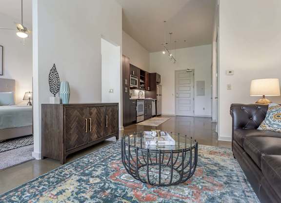 Nashville, TN Apartments - 12 South Apartments - Living Room with furniture