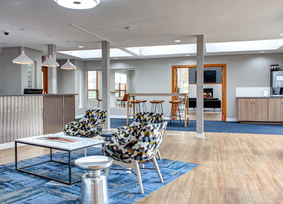 Clubhouse lobby