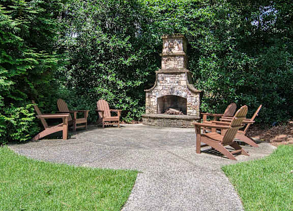 Glen Lake Apartments in Atlanta, GA 30328 photo of a outdoor fireplace