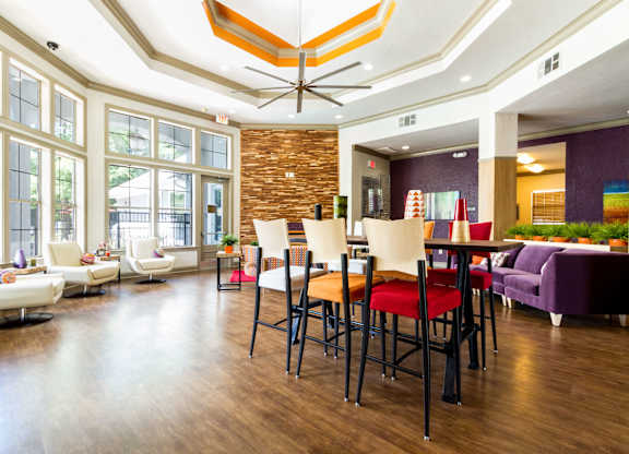 clubhouse seating area
