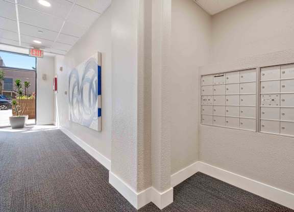 mail lockers indoor