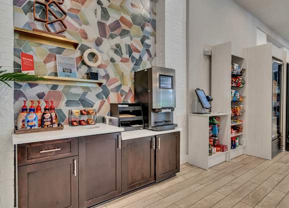 Apartments In Nashville for Rent - Octave Apartments - clubhouse complimentary coffee bar