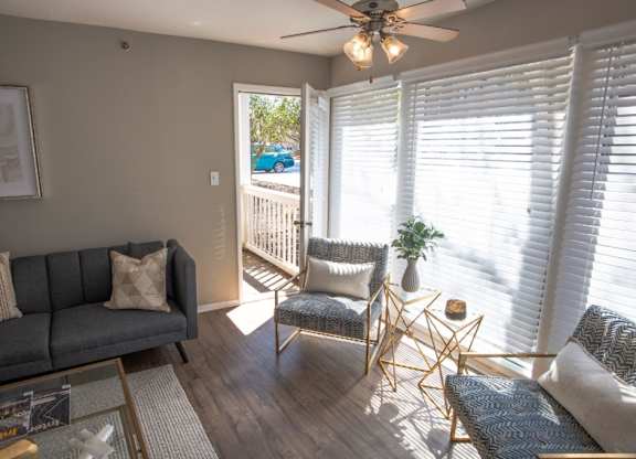 Alpharetta Apartments – Webb Bridge Crossing – living room with large windows