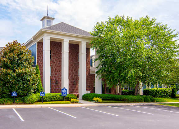 outside of clubhouse/parking lot