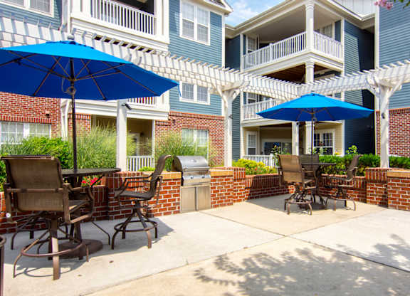 outside grill area