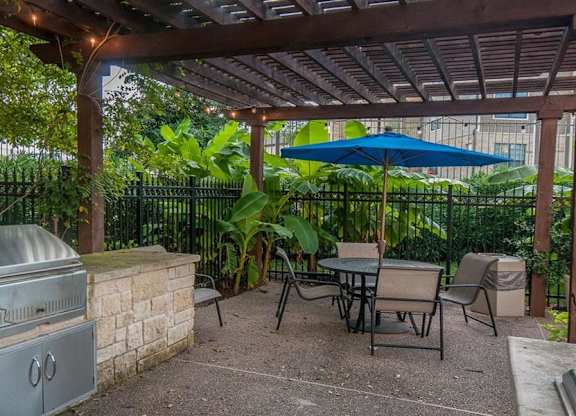 outside grill area