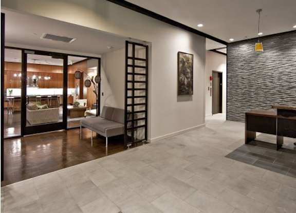 Waiting area in clubhouse