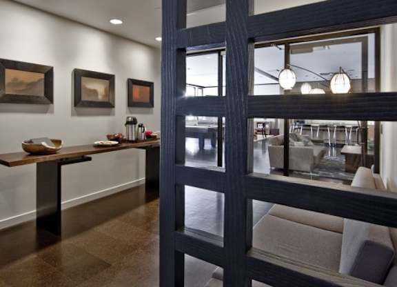 Waiting area in clubhouse