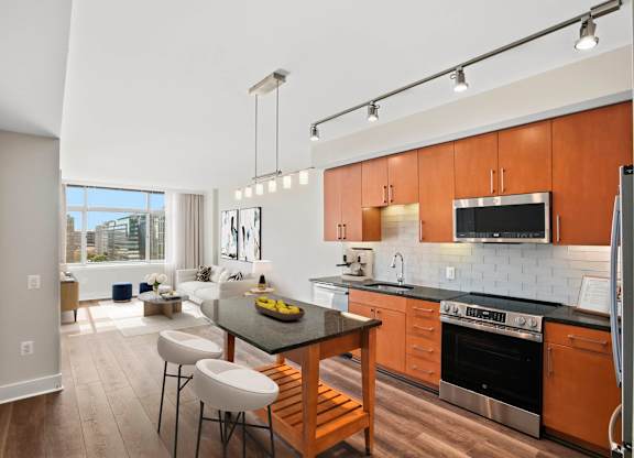 Photo of living and dining room