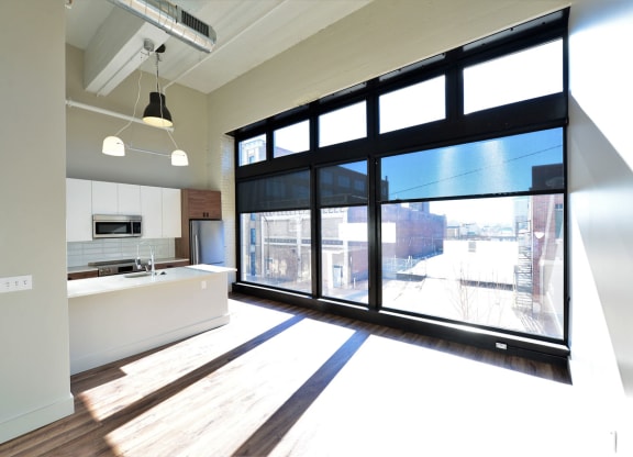 Kitchen & Living Space & Views