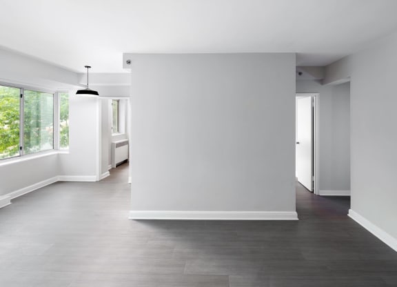 One-bedroom living and dining at 1500 Arlington, Arlington, 22209