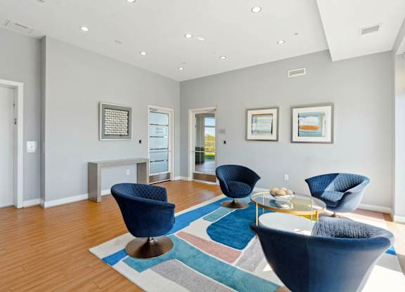 Resident lounge at 1600 Pennsylvania Avenue SE, Washington