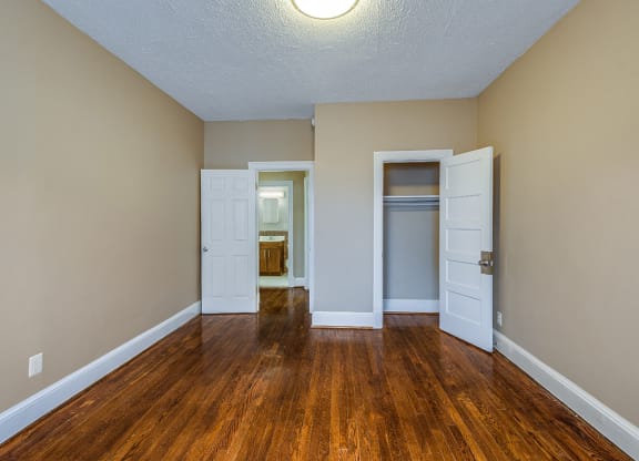 Two-bedroom apartment, second bedroom at 1630 Park, Washington