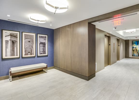 Building lobby at 1633 Q, Washington, Washington