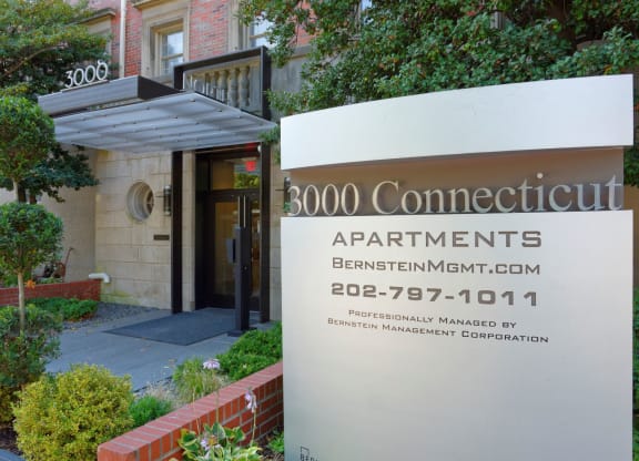 Building exterior at Cathedral Mansions, Washington