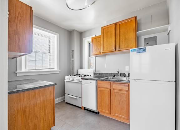 Classic apartment kitchen at The Melwood