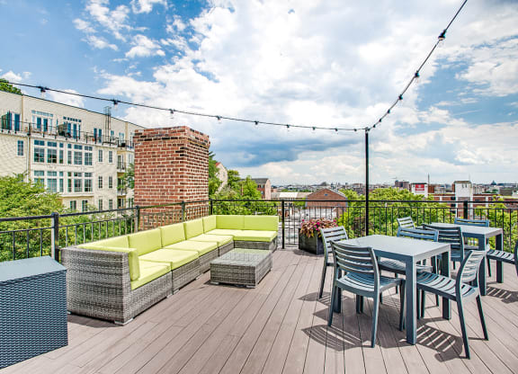 rooftop deck at 2231 Ontario, Washington, 20009