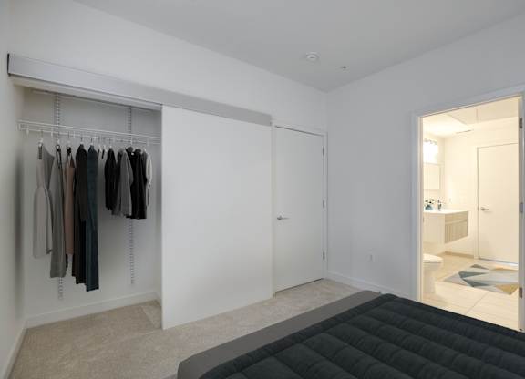 Two-bedroom apartment (virtually staged) at 2255 Wisconsin Avenue Apartments in the Glover Park neighborhood of Washington, DC 20007