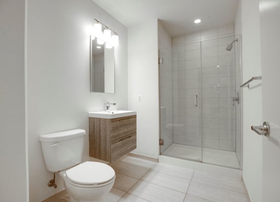 One-bedroom bath at 2255 Wisconsin, Washington, 20007