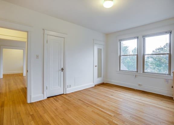 Two-bedroom living area at 4115 Wisconsin, Washington, DC