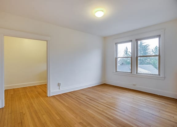 Two-bedroom living area at 4115 Wisconsin, Washington, 20016