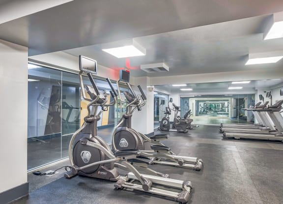 the gym at The Argonne Apartments, Washington, Washington DC