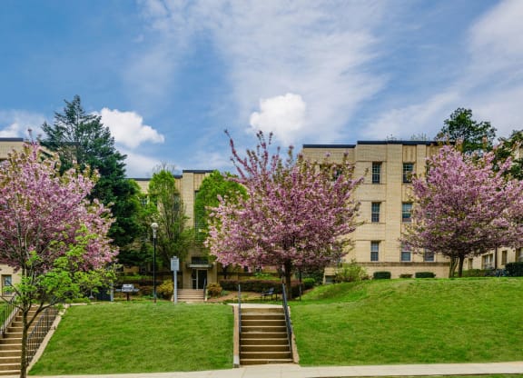Building exterior at Park Crest Apartments, Washington, District of Columbia