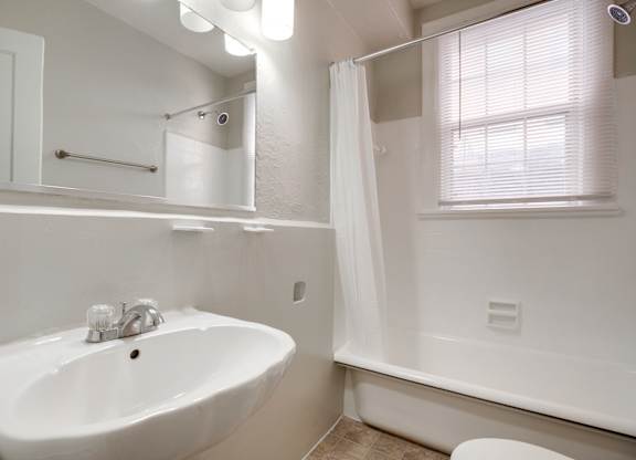 Bathroom at Paramount Apartments at the Petworth neighborhood, Washington, DC 20011