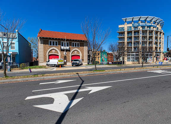 Firestation nearby Park Place at Petworth Apartments at 850 Quincy Street, NW, Washington, DC