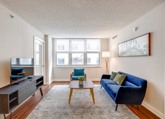 Living area at West End Residences, Washington, 20037