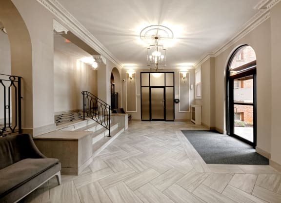 Building lobby at 4115 Wisconsin, Washington, Washington