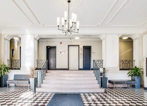 Building lobby at Paramount, Washington