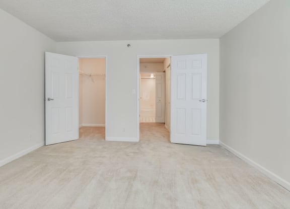 Apartment bedroom with closet space  at Lenox Park, Silver Spring, Maryland