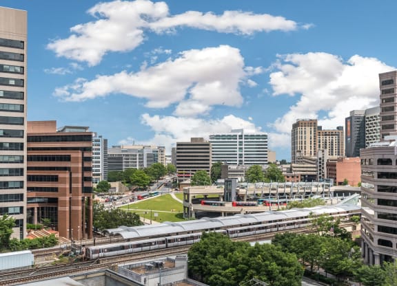 Balcony view of Silver Spring  at Lenox Park, Silver Spring, Maryland