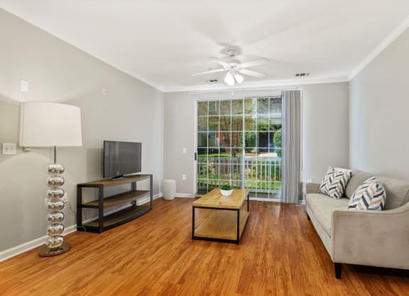 Modern Living Room at The Residences at King Farm, Maryland